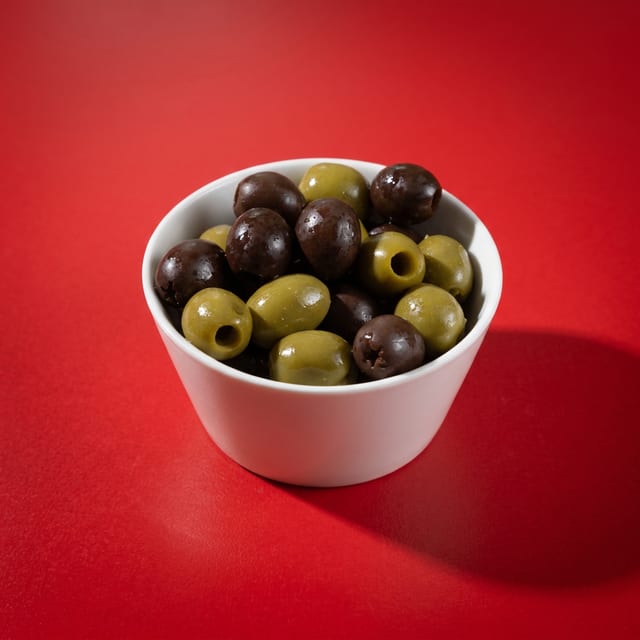 4 Oz Black Olives.